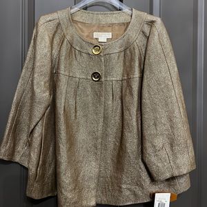Michael lots gold blazer coat size 1X